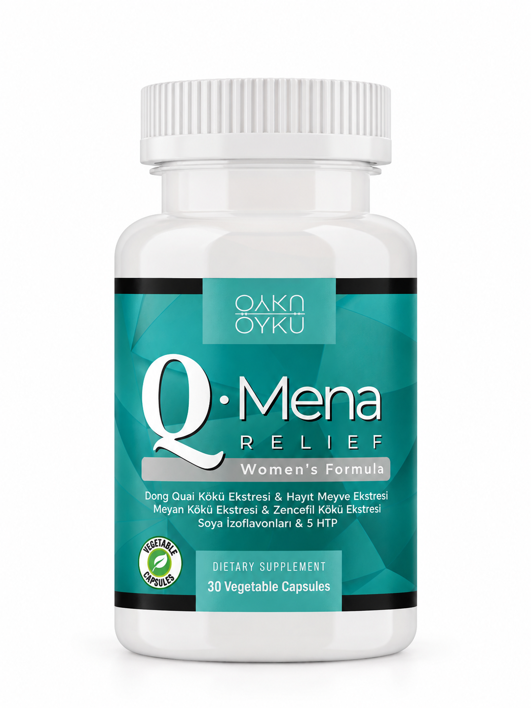 Q-mena Soya İzoflavonları, Dong Quai,  Hayıt ağacı meyvesi, 5-HTP, Magnezyum